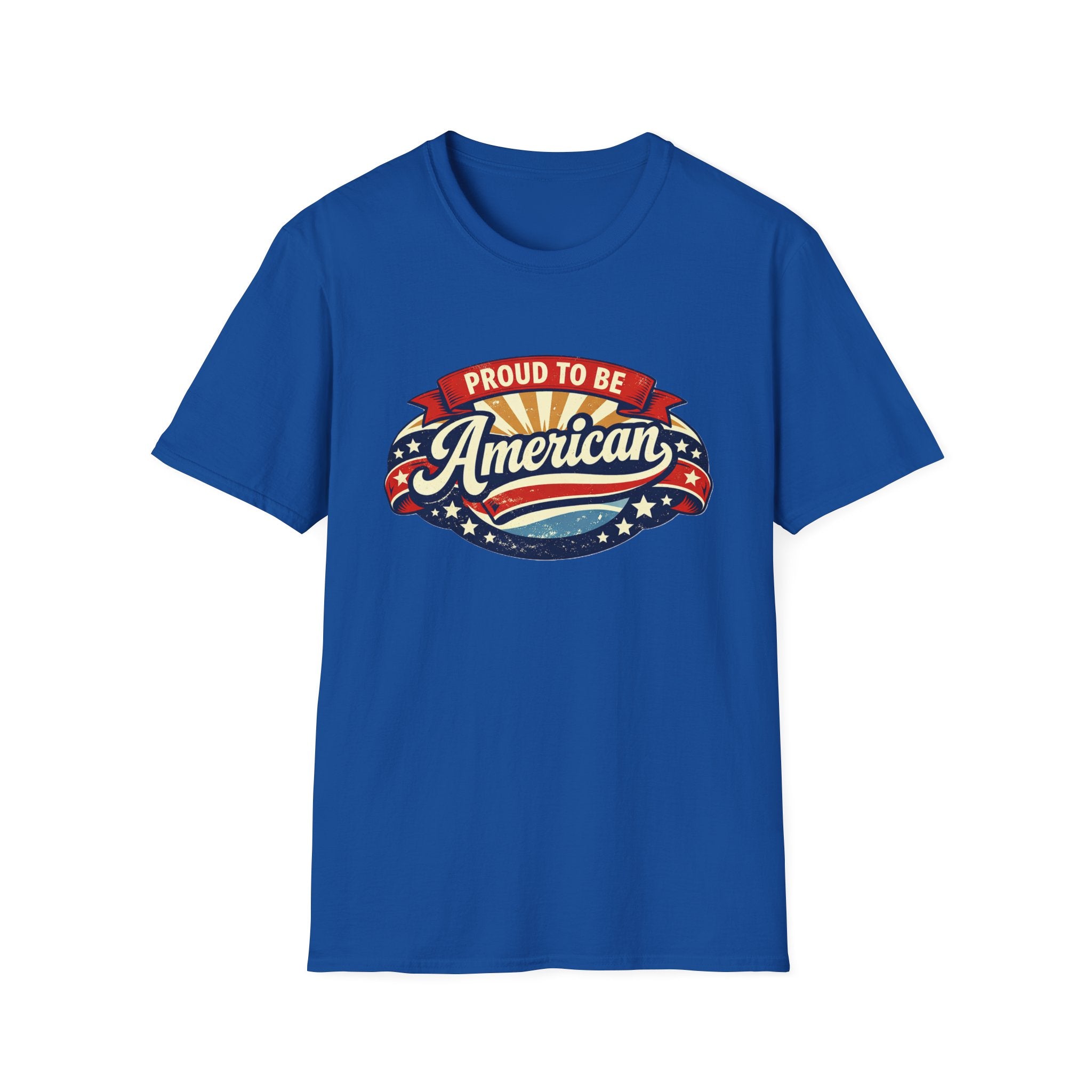 Proud to Be American T-Shirt — Vintage Patriotic USA Tee for 4th of July