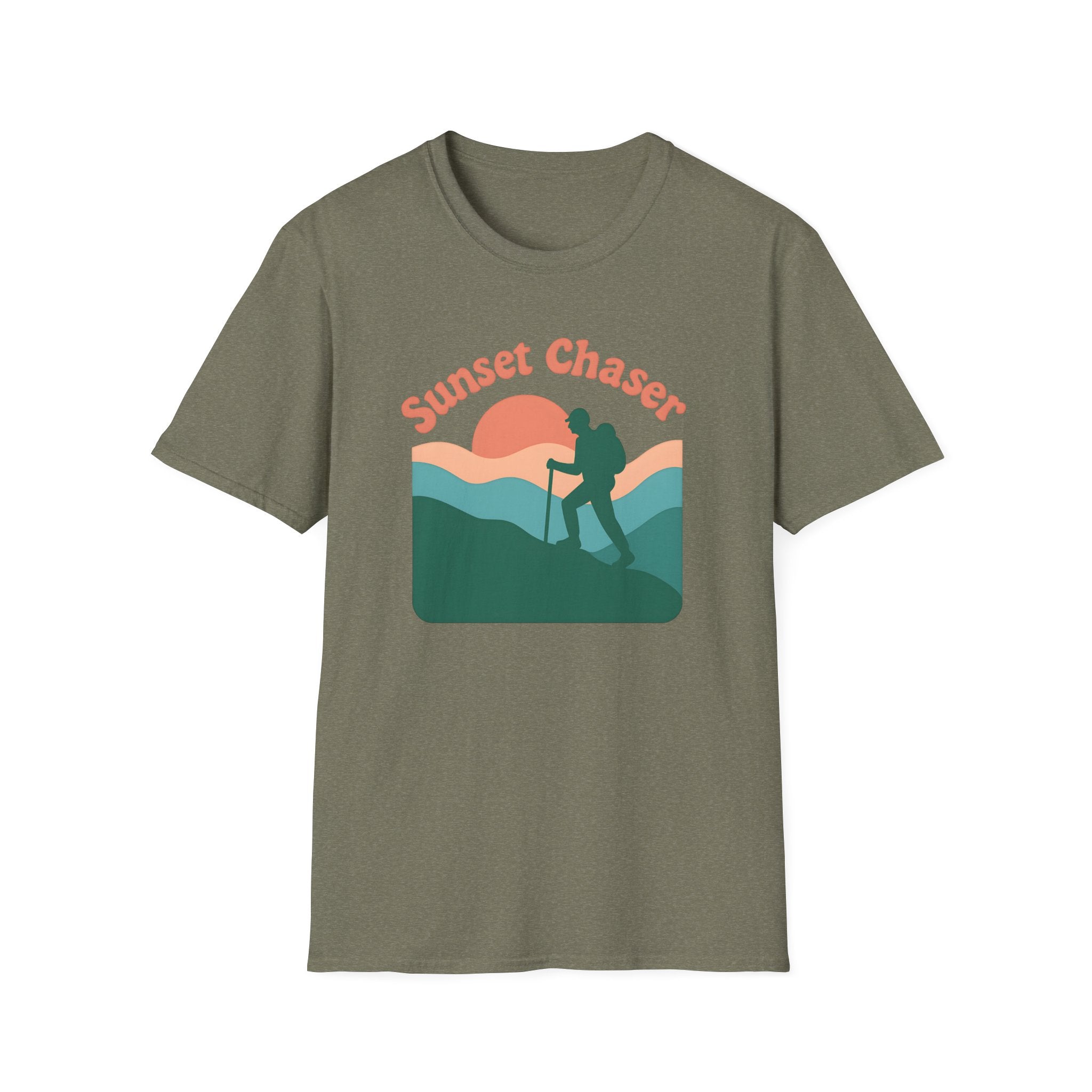 Hiker on Sunset Trail Tee