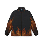 Women’s Phoenix Flame Puffer Jacket (AOP)
