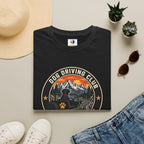 Official Dog Driving Club T‑Shirt — Pawprint Adventure Graphic Tee