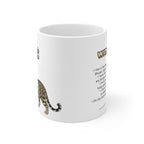 Clouded Leopard Coffee Mug – 11oz Ceramic Mug for Animals With Facts Series 2 Gifts