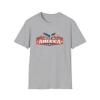 Made In America T‑Shirt — Vintage Patriotic Eagle Tee for 4th of July