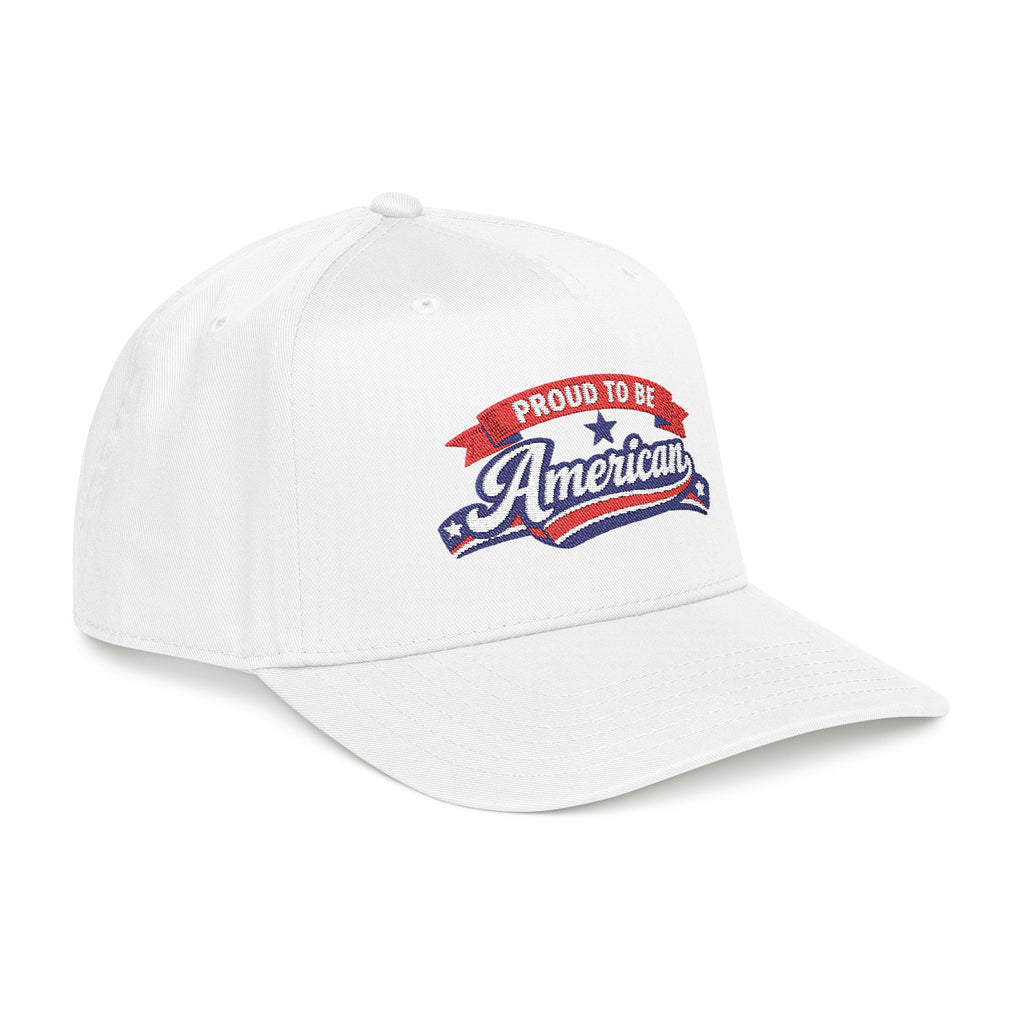 Proud to Be American Baseball Cap — Patriotic USA Snapback Hat