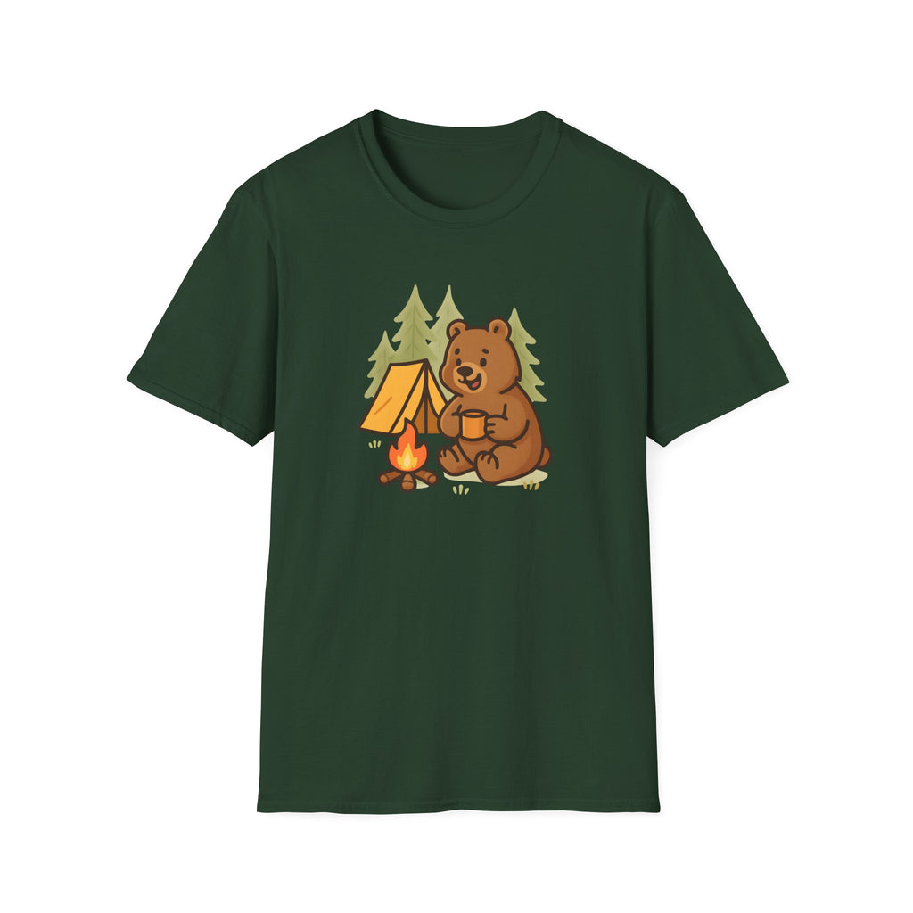 Bear at Campfire Tee