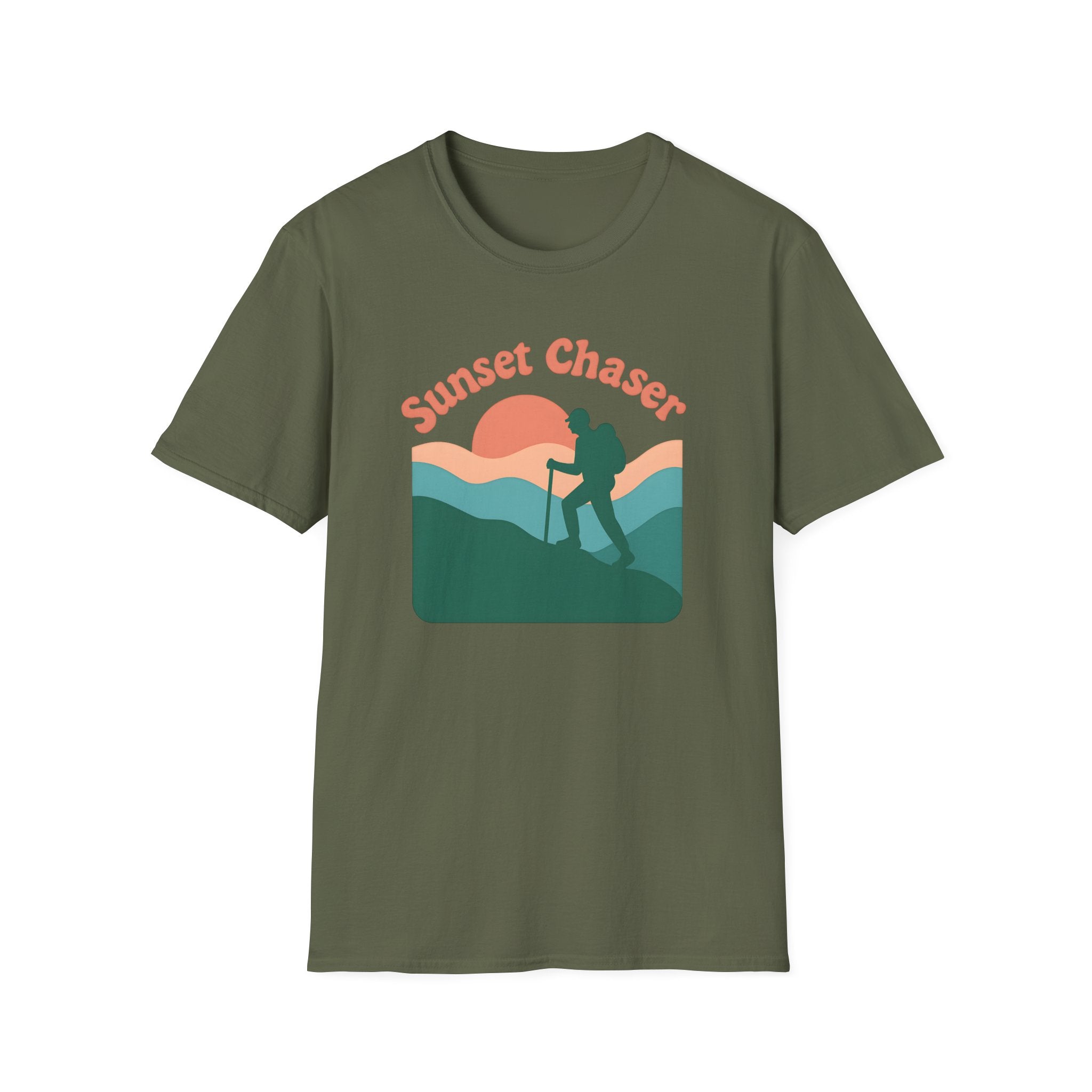 Hiker on Sunset Trail Tee