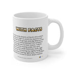 Fennec Fox Coffee Mug – 11oz Ceramic Mug for Animals With Facts Series 1 Gifts