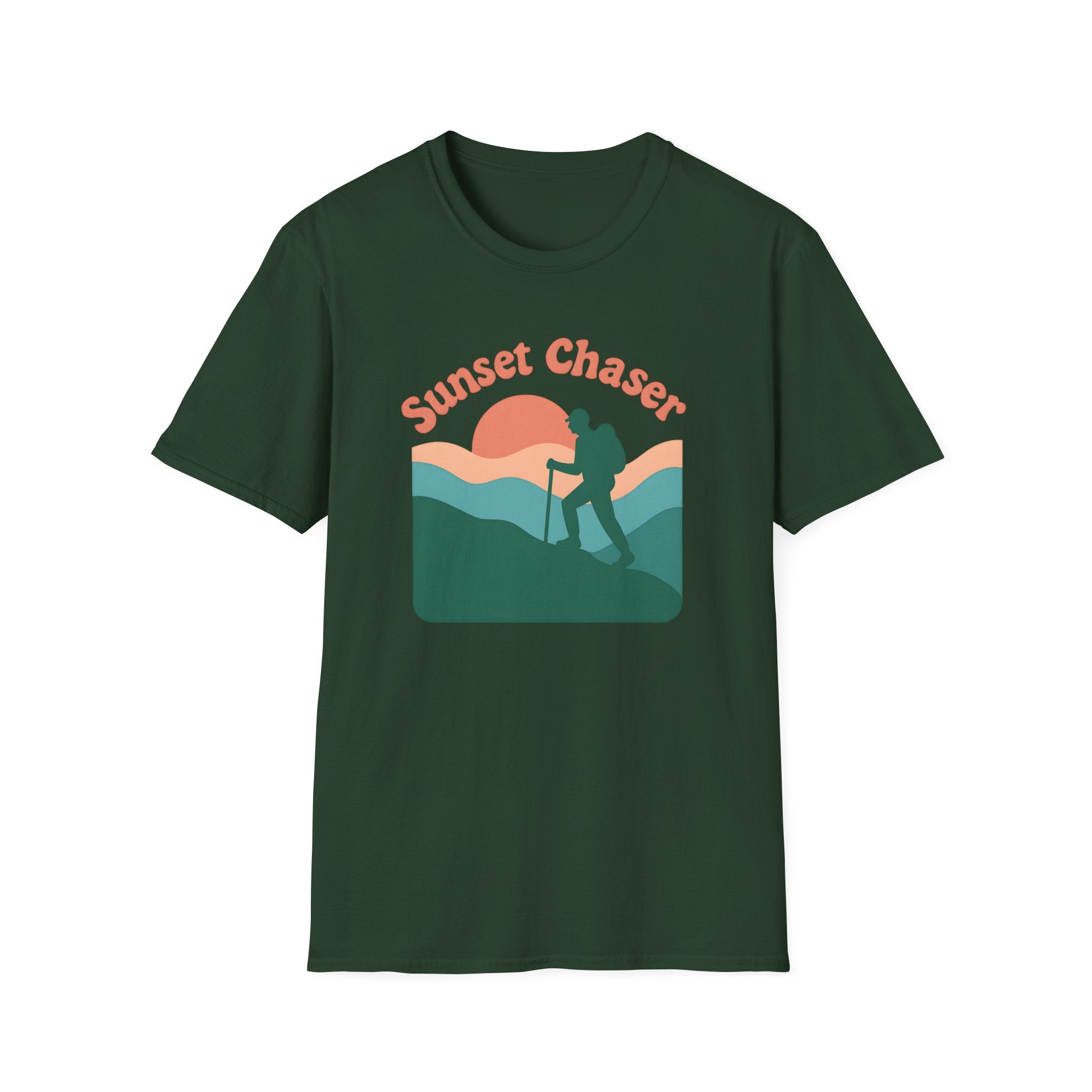 Hiker on Sunset Trail Tee
