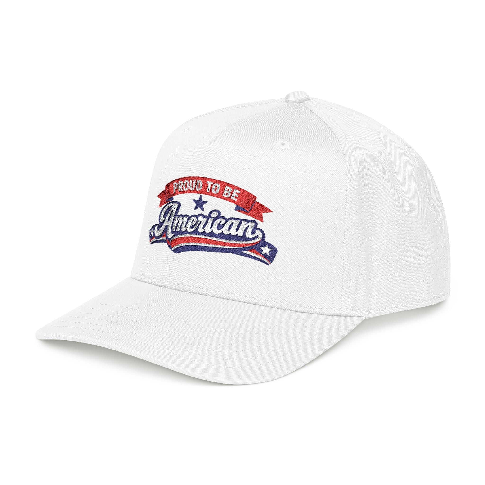 Proud to Be American Baseball Cap — Patriotic USA Snapback Hat