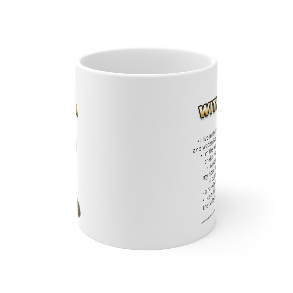 King Cobra Coffee Mug – 11oz Ceramic Mug for Animals With Facts Series 2 Gifts