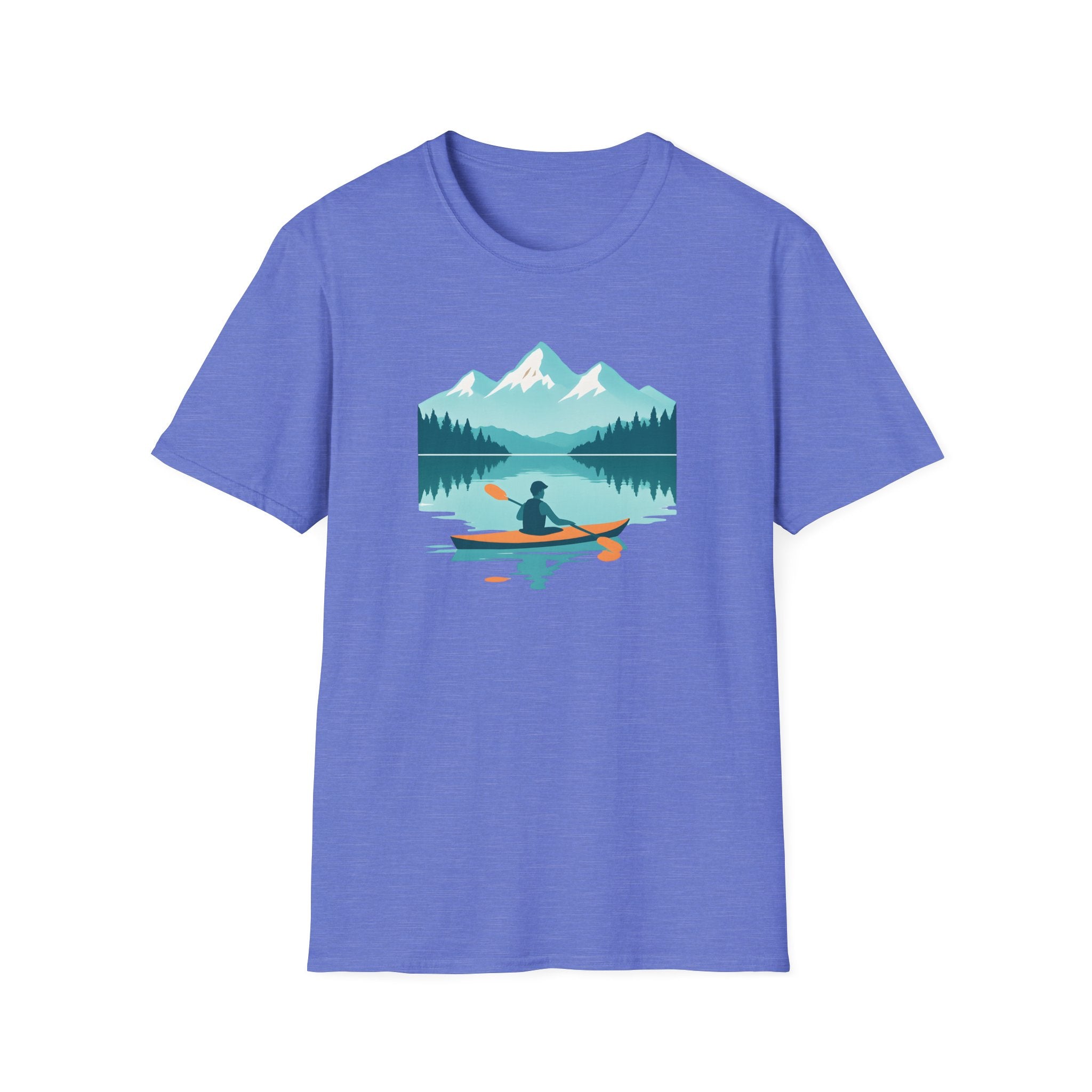 Kayak Lake T-Shirt — Mountain Reflection Outdoor Adventure Tee