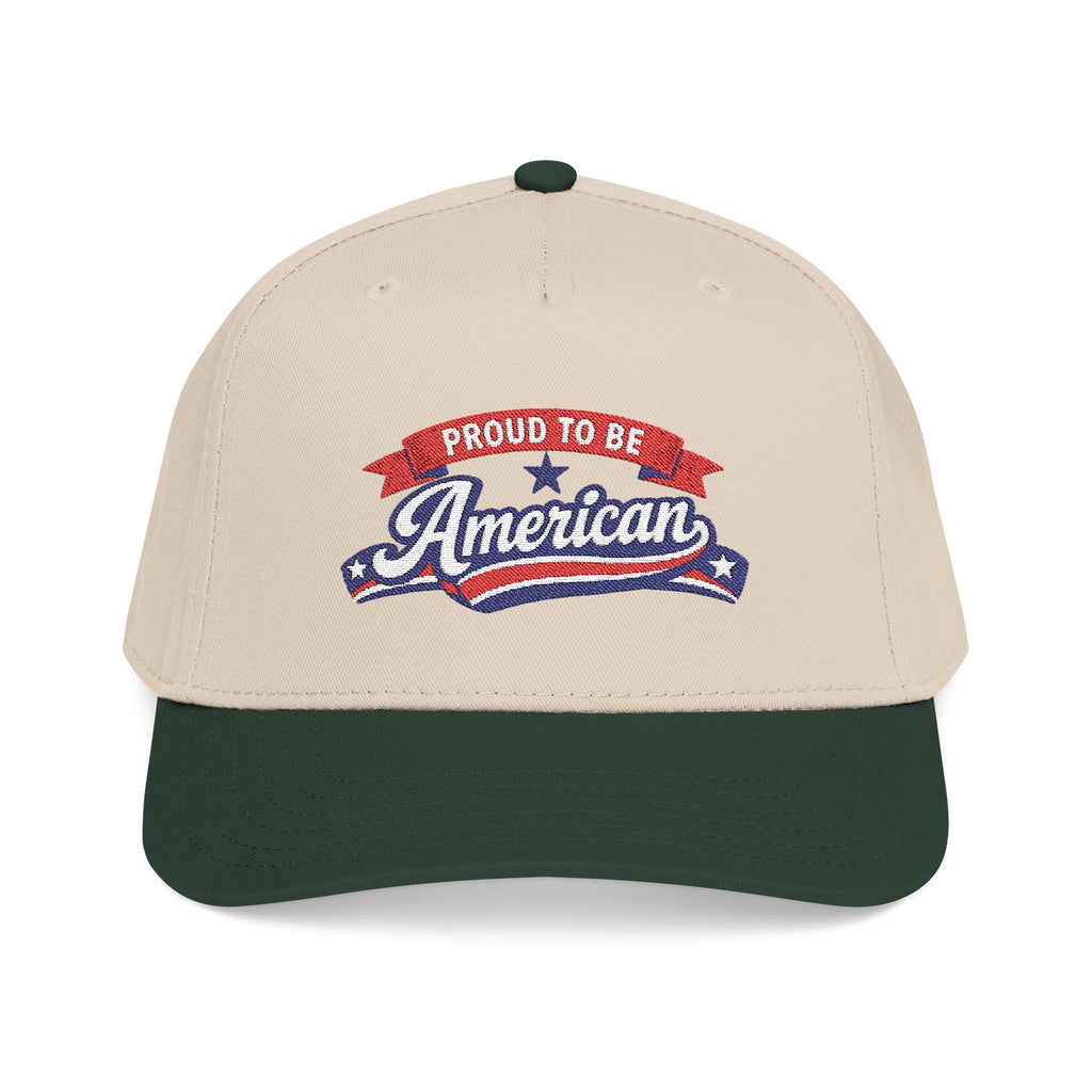Proud to Be American Baseball Cap — Patriotic USA Snapback Hat