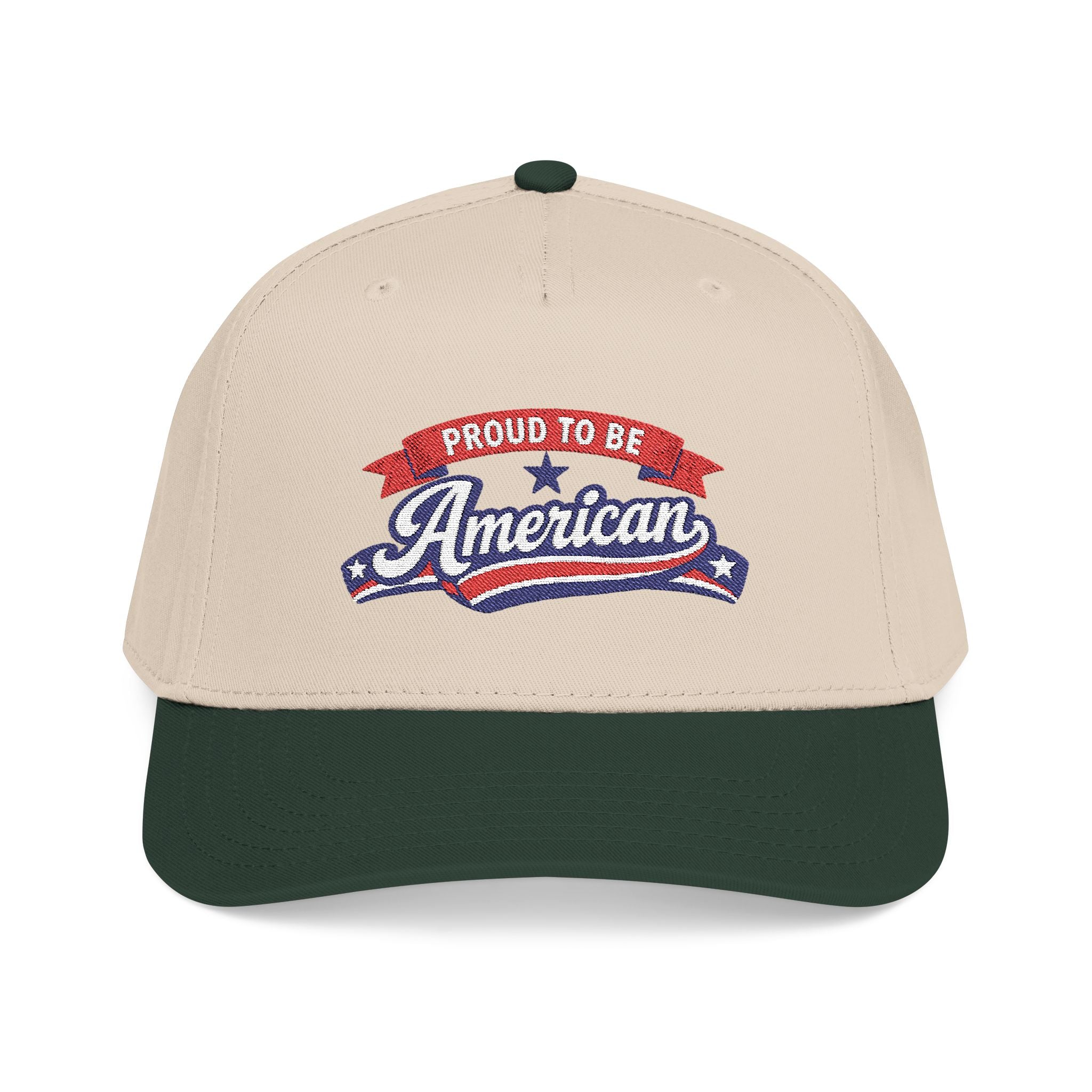 Proud to Be American Baseball Cap — Patriotic USA Snapback Hat