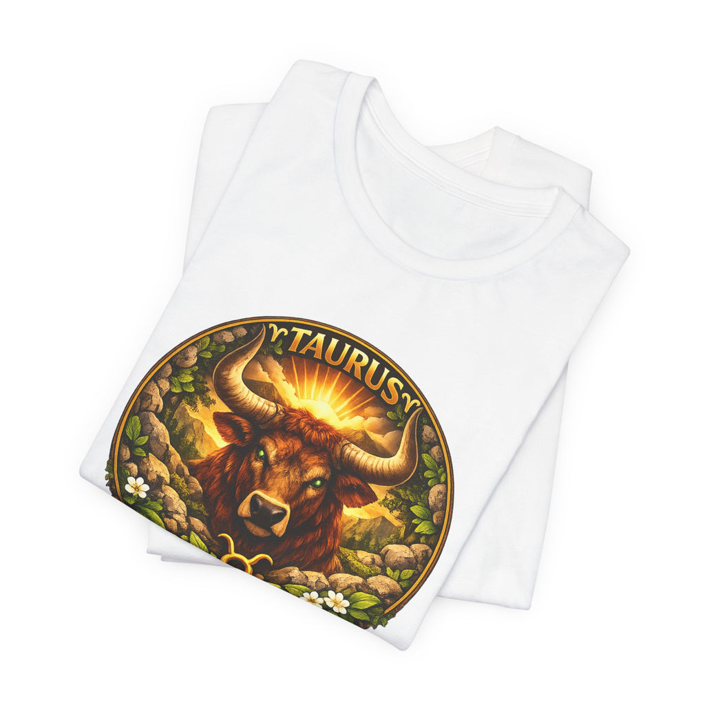 Taurus Zodiac Tee — Bull Astrology Graphic T-Shirt