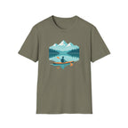 Kayak Lake T-Shirt — Mountain Reflection Outdoor Adventure Tee