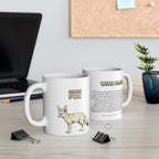 Fennec Fox Coffee Mug – 11oz Ceramic Mug for Animals With Facts Series 1 Gifts