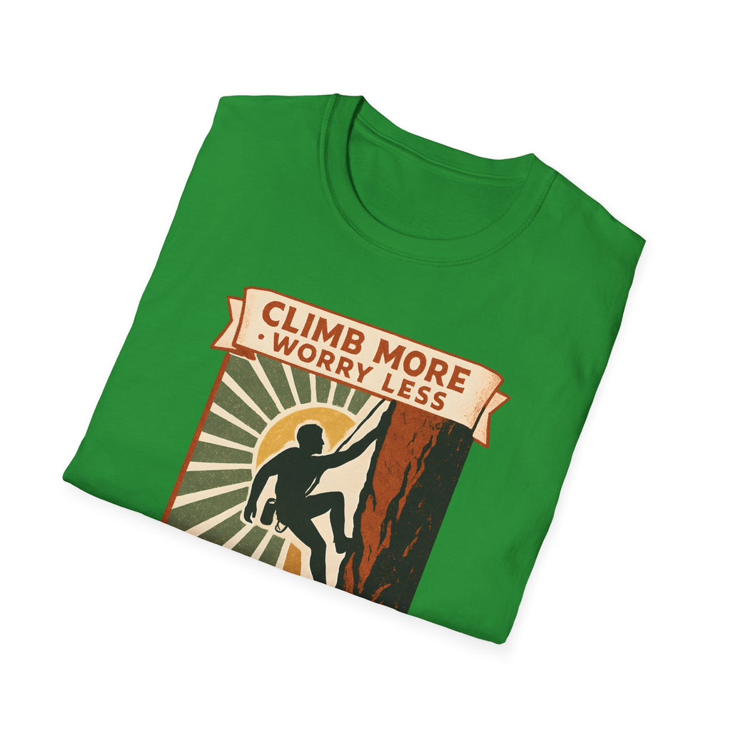 Climb More Worry Less Tee