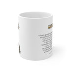 Wild Rabbit Coffee Mug – 11oz Ceramic Mug for Animals With Facts Series 3 Gifts