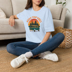 Road Trip Vibes T-Shirt — Retro Van Sunset Graphic