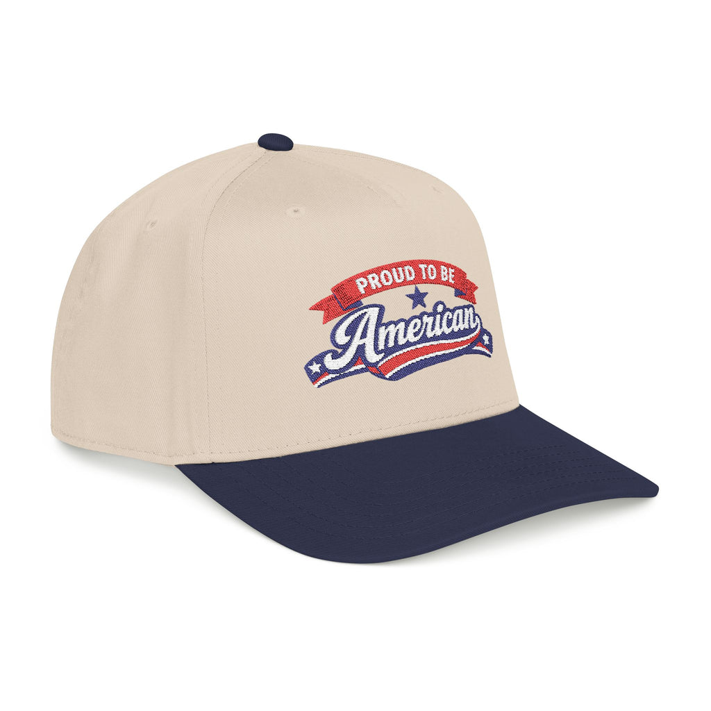 Proud to Be American Baseball Cap — Patriotic USA Snapback Hat