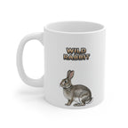 Wild Rabbit Coffee Mug – 11oz Ceramic Mug for Animals With Facts Series 3 Gifts