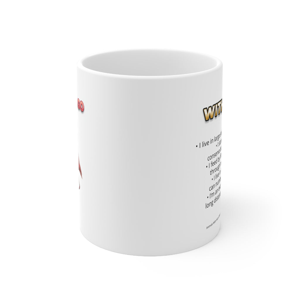 Flamingo Coffee Mug – 11oz Ceramic Mug for Animals With Facts Series 1 Gifts