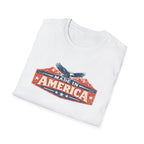 Made In America T‑Shirt — Vintage Patriotic Eagle Tee for 4th of July