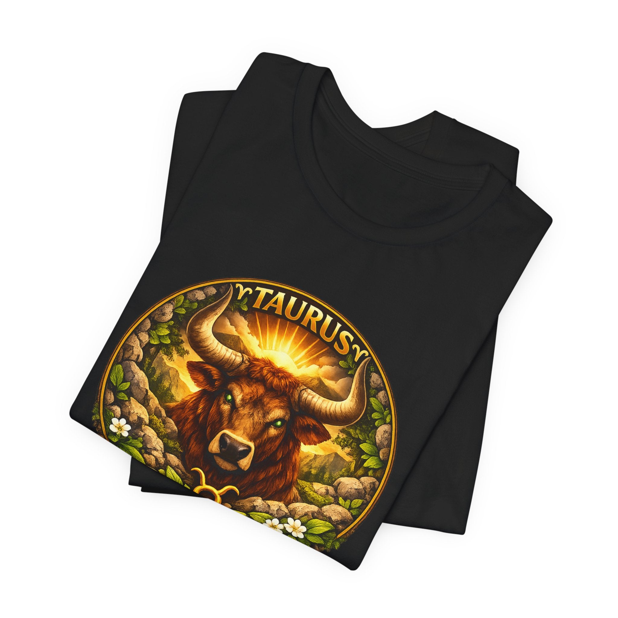 Taurus Zodiac Tee — Bull Astrology Graphic T-Shirt