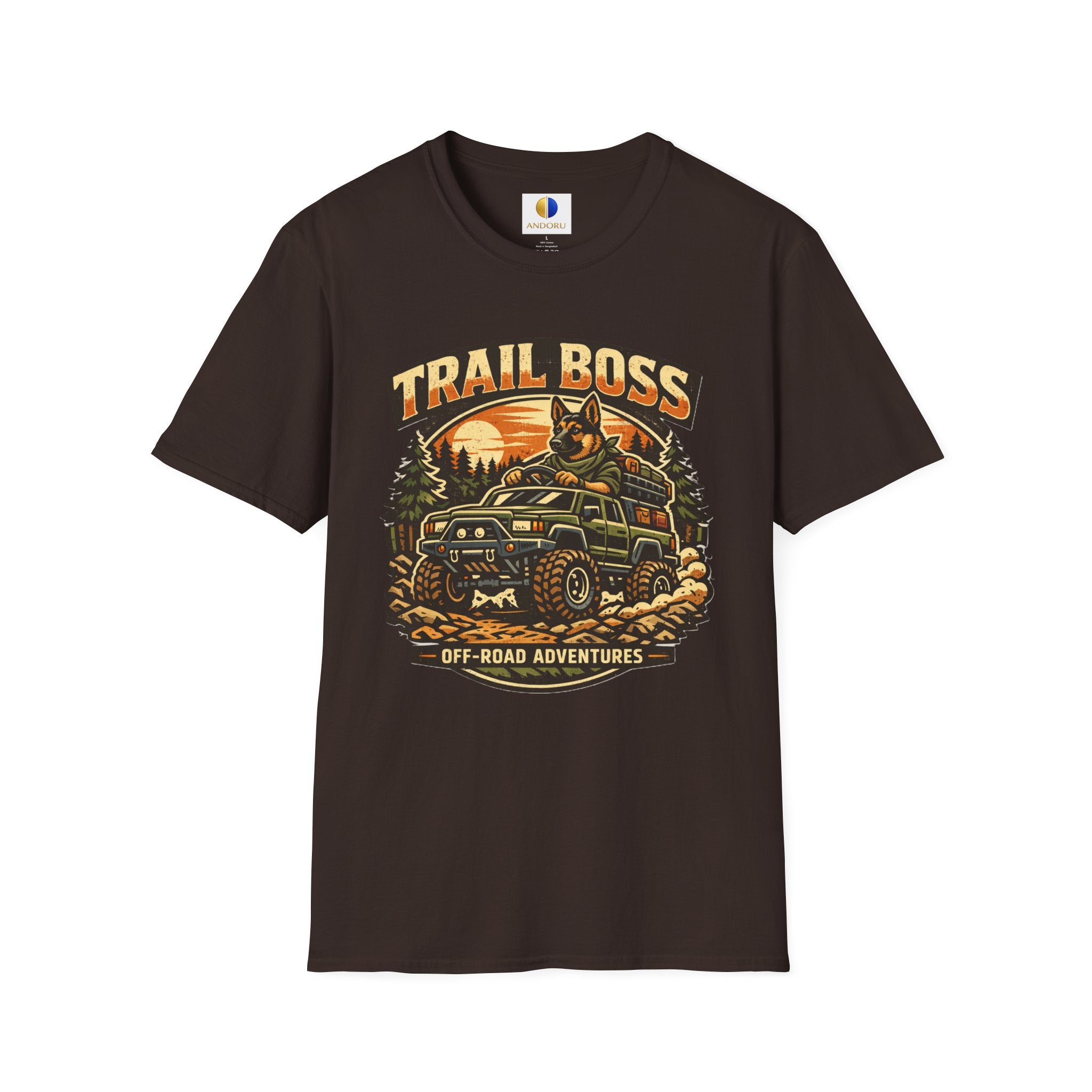 Trail Boss Off-Road T-Shirt — Adventure Jeep Graphic Tee