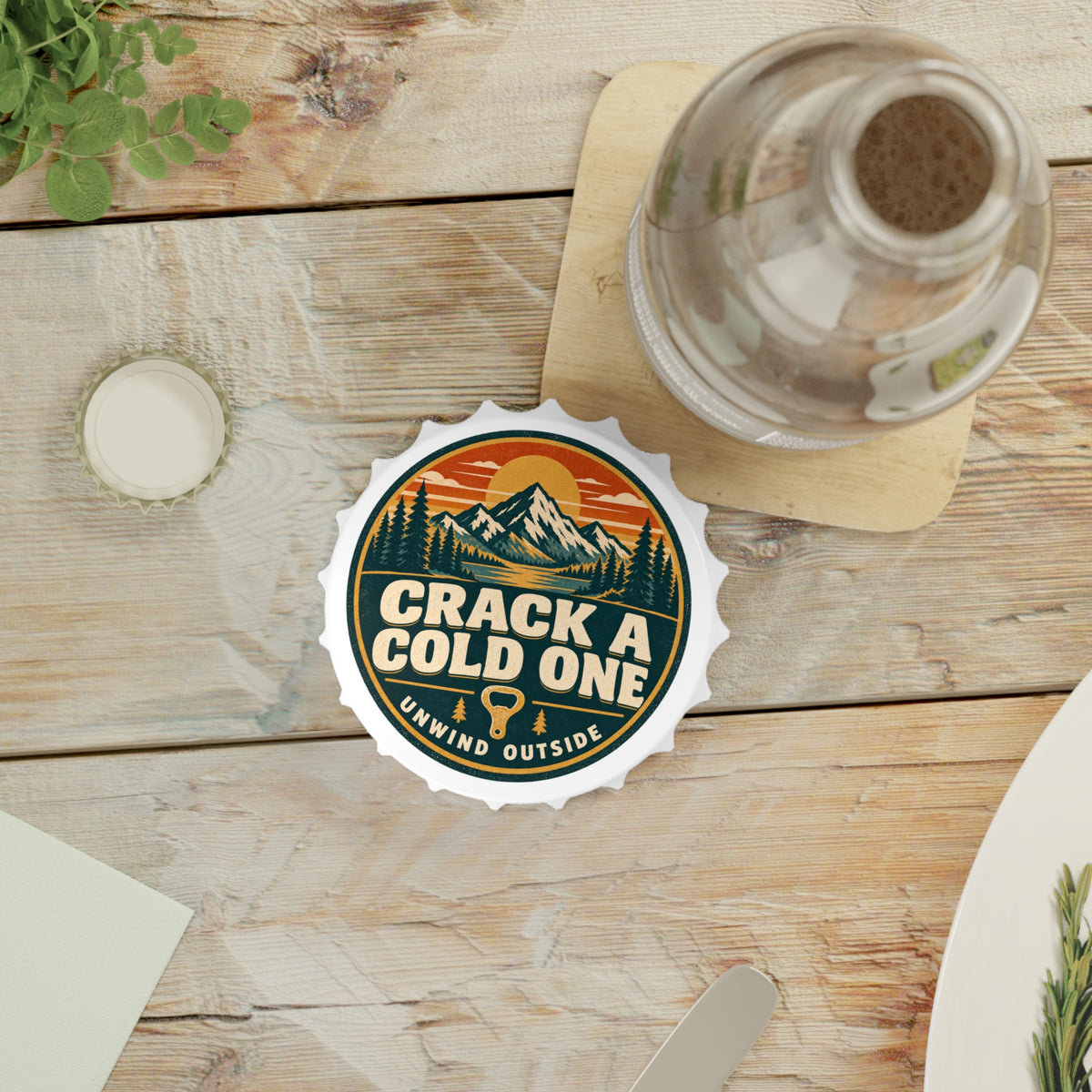 Crack A Cold One Bottle Opener