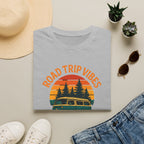 Road Trip Vibes T-Shirt — Retro Van Sunset Graphic