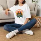 Road Trip Vibes T-Shirt — Retro Van Sunset Graphic