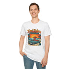 Low Rider Cruising T-Shirt — Retro Beach Car Sunset Tee