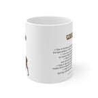 Red Deer Coffee Mug – 11oz Ceramic Mug for Animals With Facts Series 3 Gifts