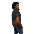 Women’s Phoenix Flame Puffer Jacket (AOP)