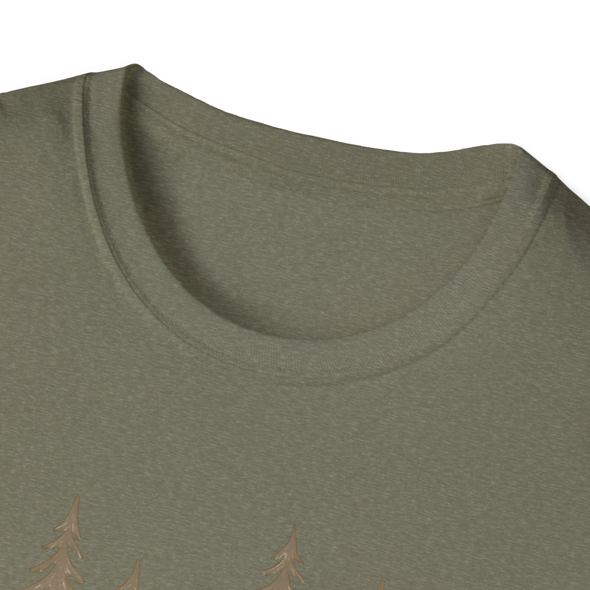 Camping Tent Tee — Minimal Lakeside Campfire Graphic T-Shirt