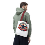 Patriotic Eagle Tote Bag - "Land of the Free Since 1776" Americana Canvas Tote