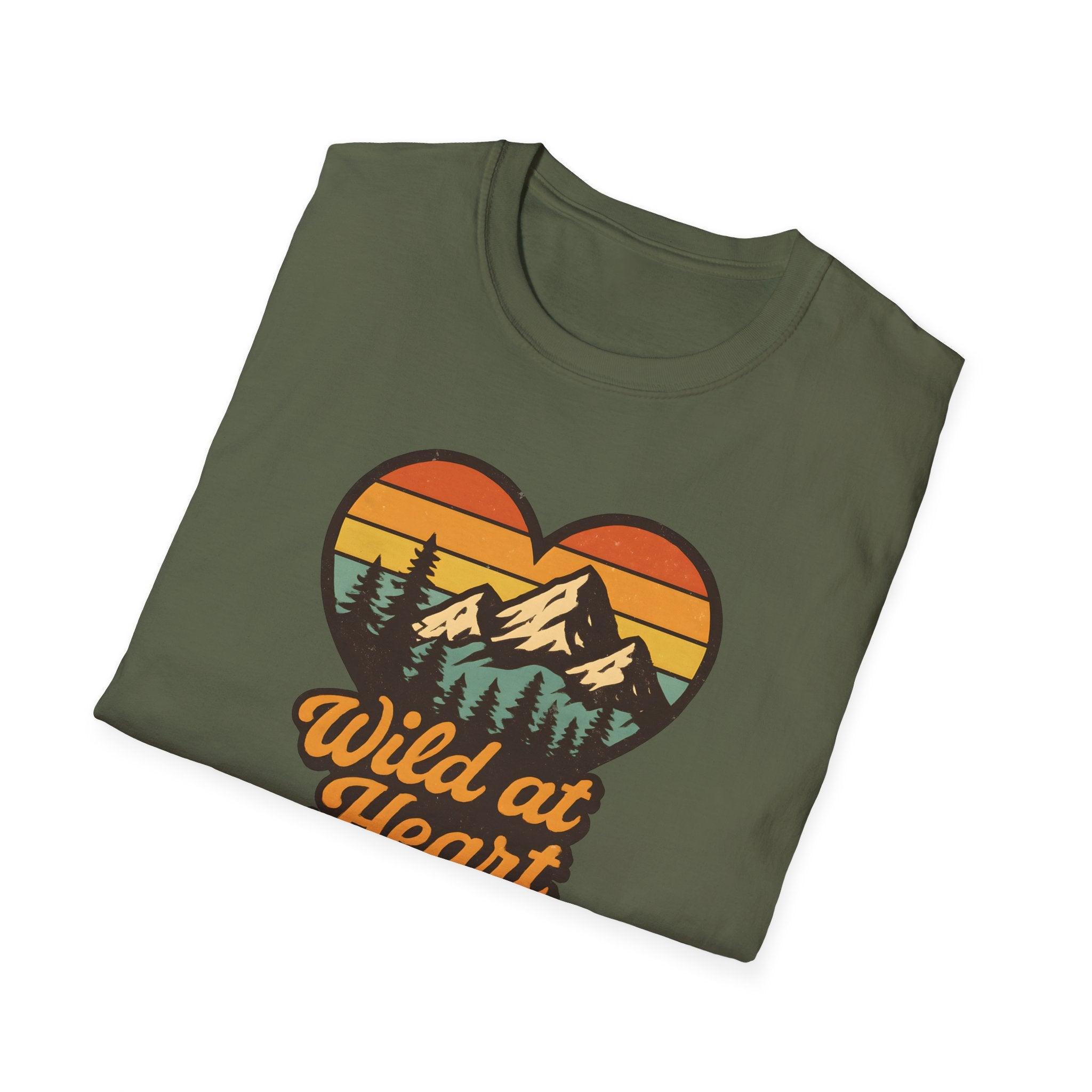Wild at Heart Mountain Heart T-Shirt