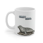 Grey Seal Coffee Mug – 11oz Ceramic Mug for Animals With Facts Series 3 Gifts