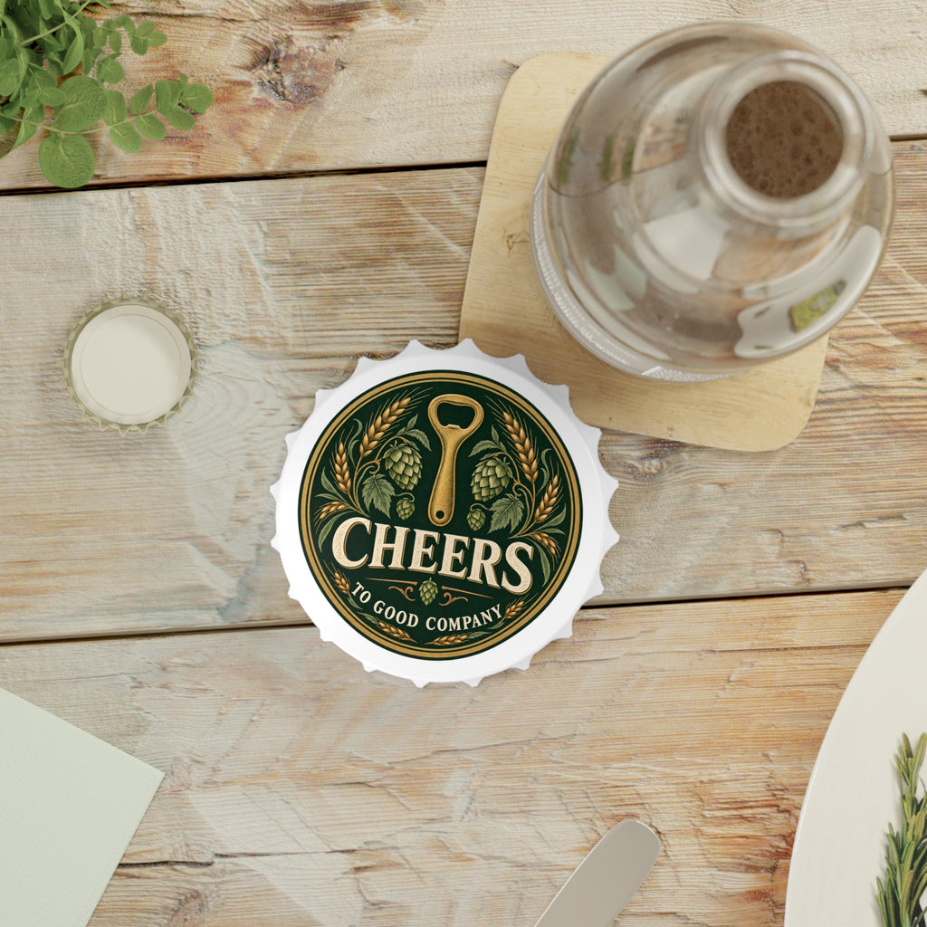 Cheers To Good Company Bottle Opener
