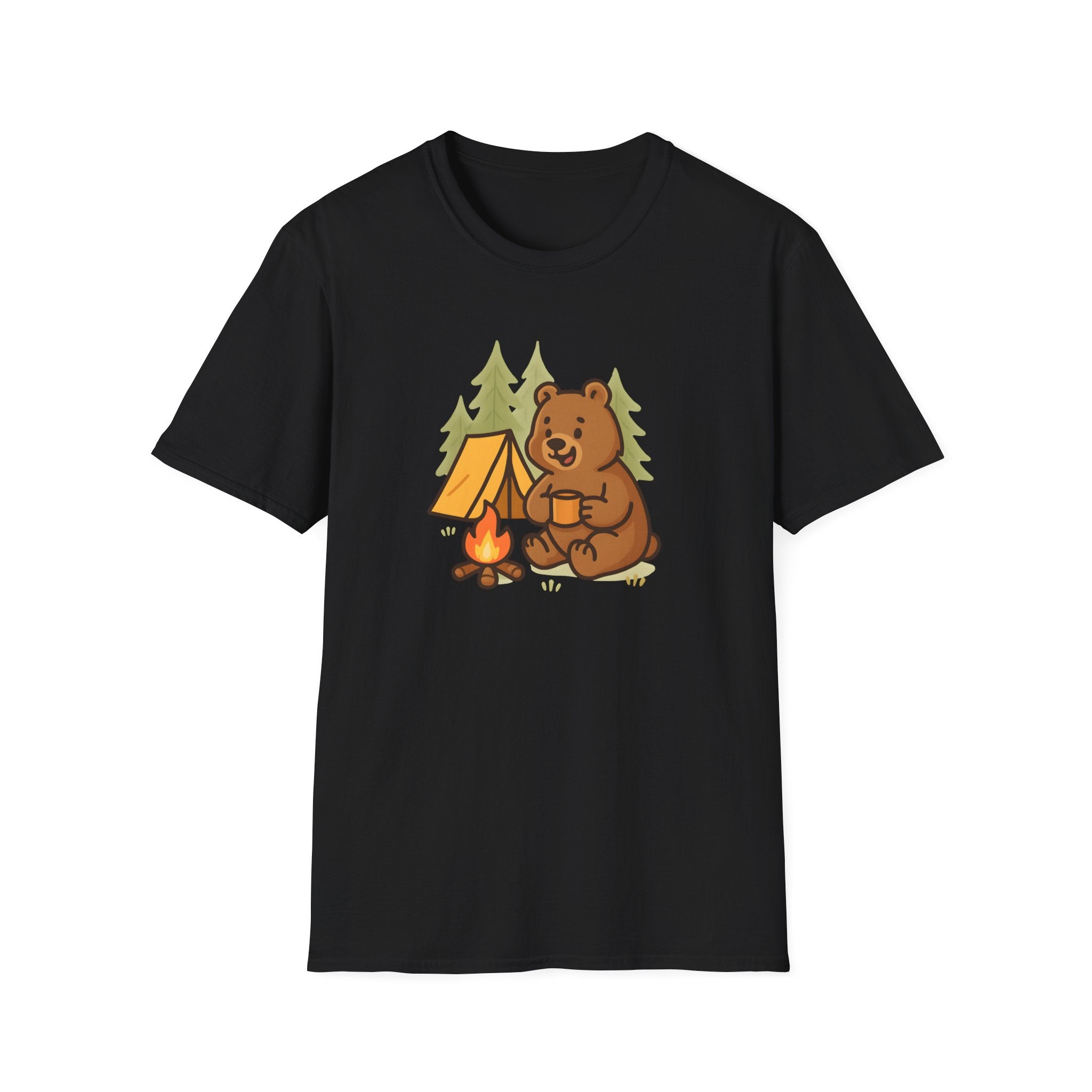Bear at Campfire Tee
