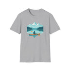 Kayak Lake T-Shirt — Mountain Reflection Outdoor Adventure Tee