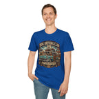 The Dog Driving Club T‑Shirt — Route 66 Retro Pet Road Trip Tee