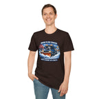 Snow Plow Cruiser T-Shirt — Husky Driving Plow Winter Tee
