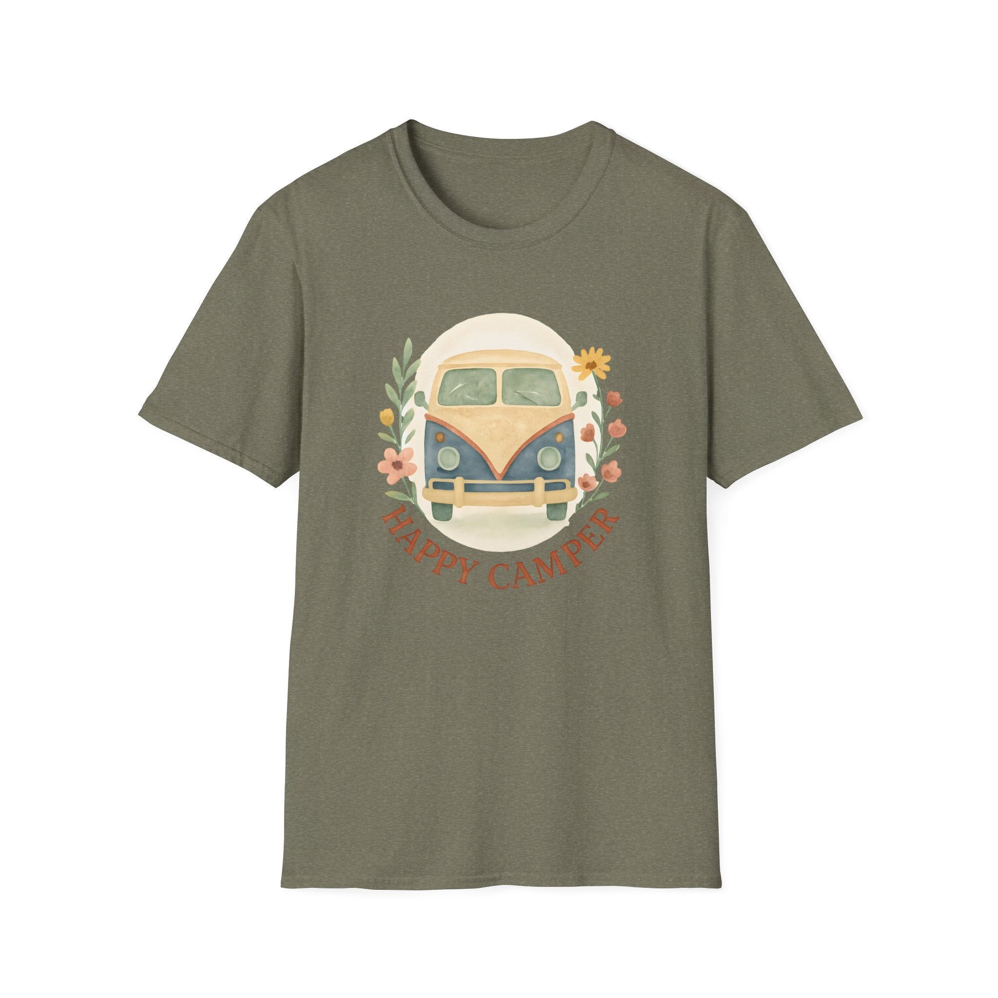Floral Camper Van Tee