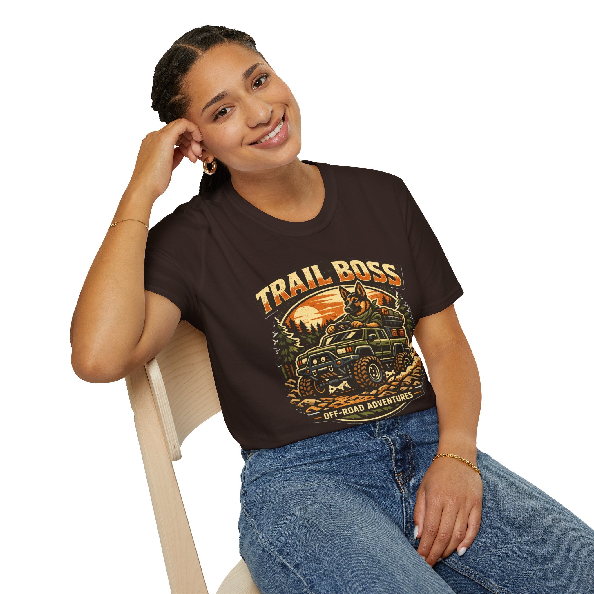 Trail Boss Off-Road T-Shirt — Adventure Jeep Graphic Tee