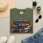 Police Patrol Cruiser K-9 Unit T-Shirt — Thin Blue Line Tribute Tee
