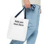 Personalized Tote Bag — Custom Text AOP Reusable Shopping Tote