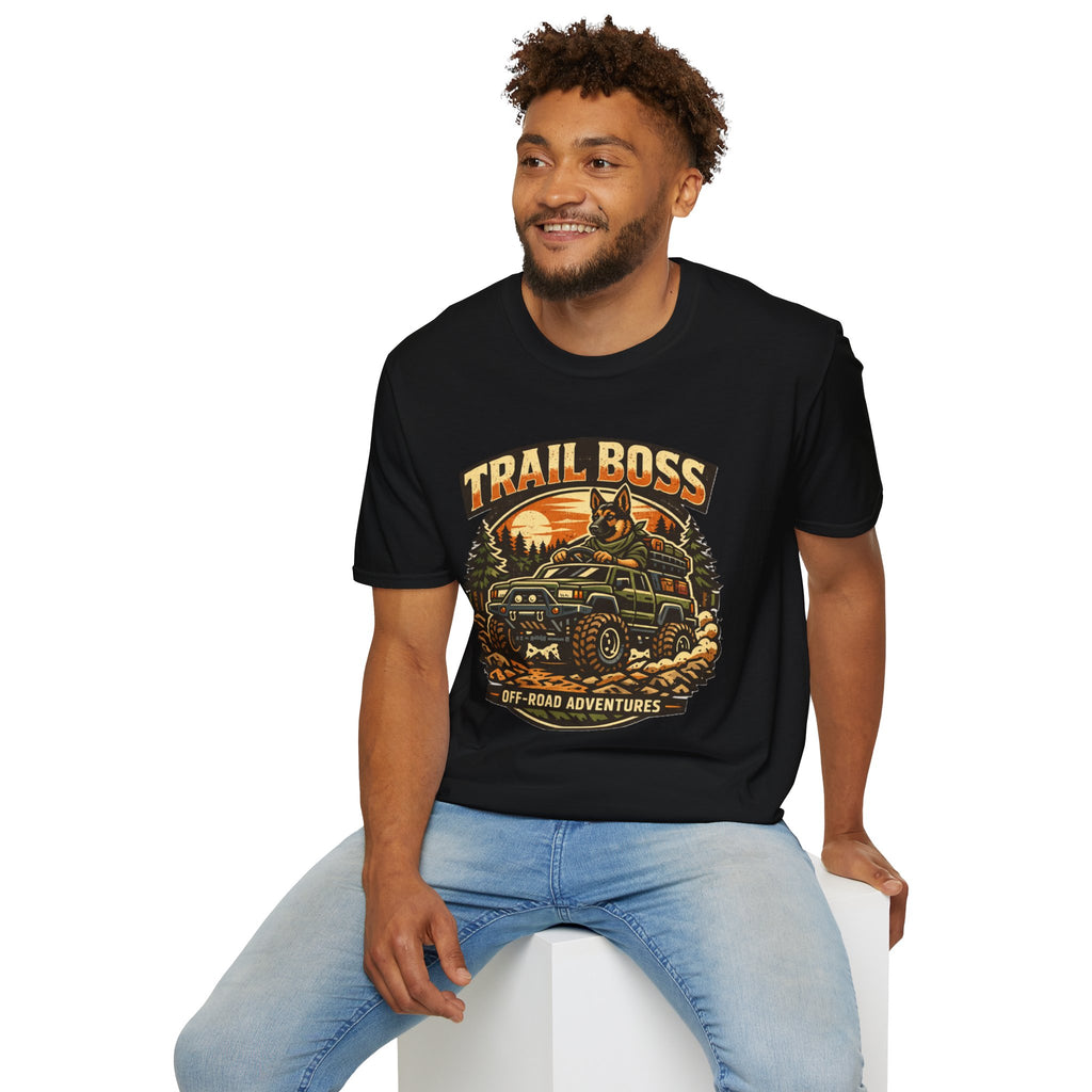 Trail Boss Off-Road T-Shirt — Adventure Jeep Graphic Tee