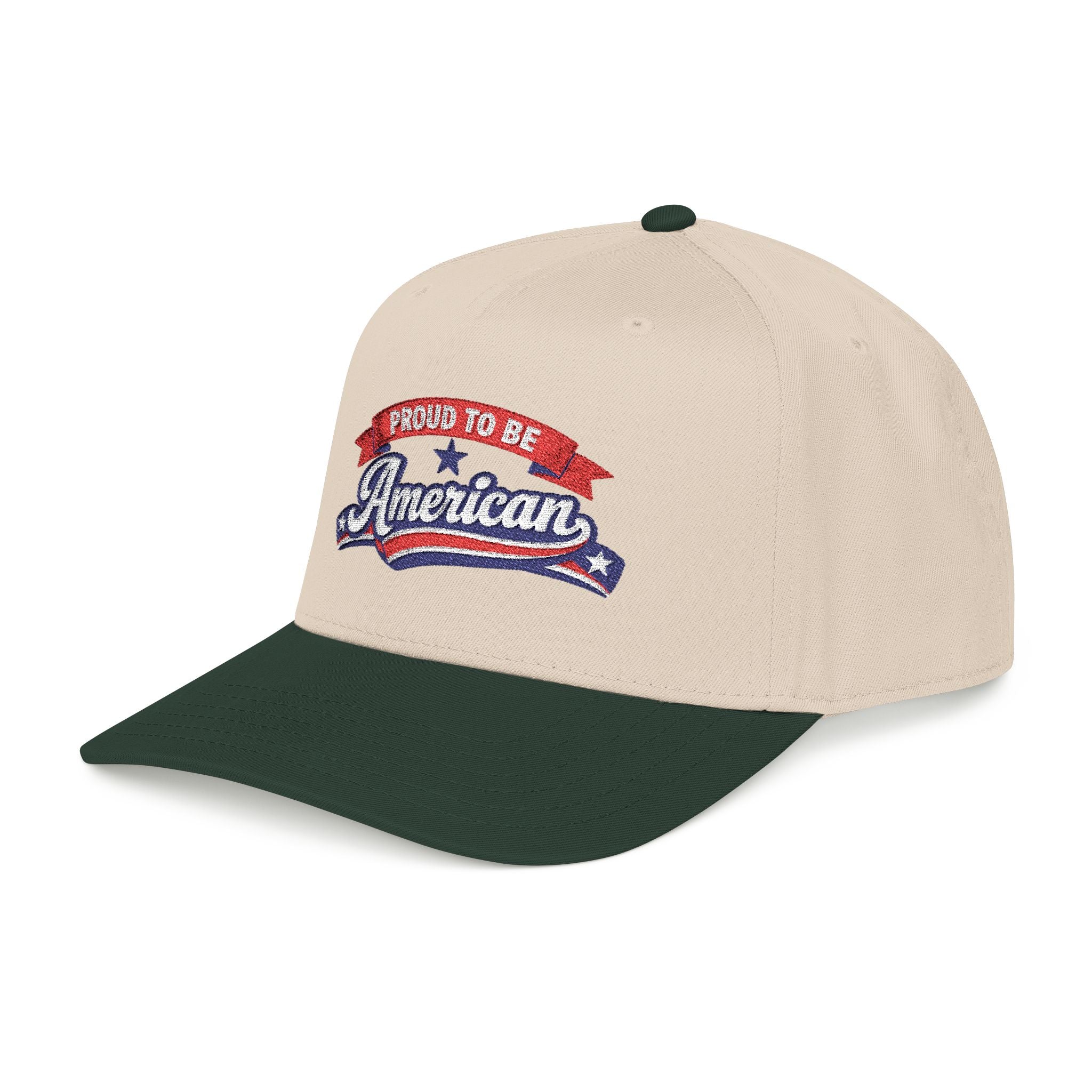 Proud to Be American Baseball Cap — Patriotic USA Snapback Hat