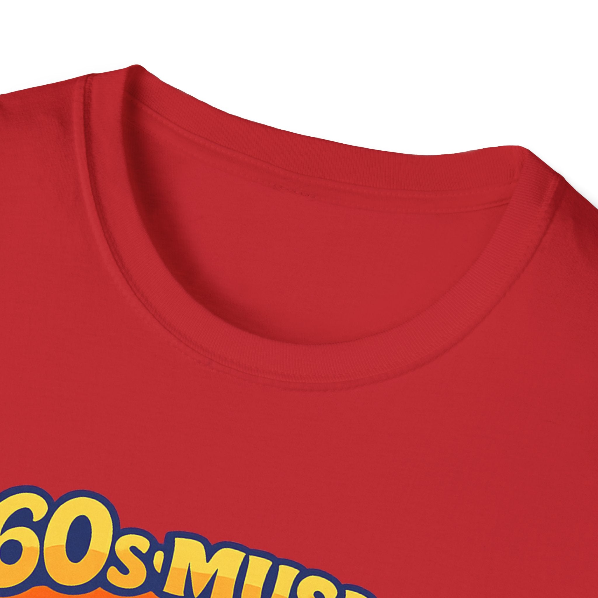 60s Music T-Shirt — Retro Peace & Love Vintage Radio Design